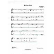 Fantasi in d / Johann Krieger